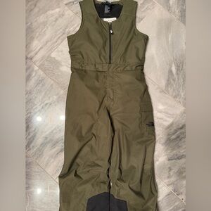 The North Face Kids Forest ski Green Overalls 🎿